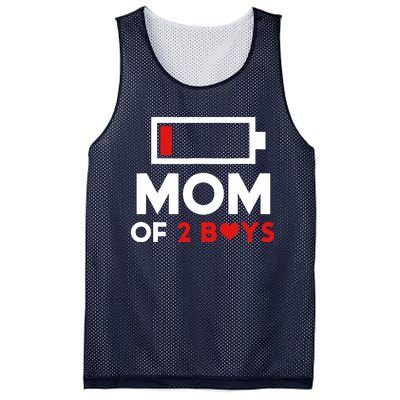 Mom Of 2 Boy From Son To Mom For Mothers Day Birthday Women Mesh Reversible Basketball Jersey Tank