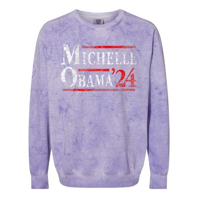 Michelle Obama 2024 President Election Colorblast Crewneck Sweatshirt