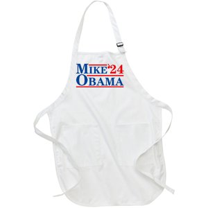 Mike Obama 2024 Full-Length Apron With Pockets