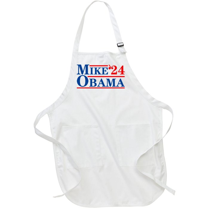 Mike Obama 2024 Full-Length Apron With Pockets