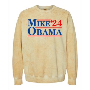 Mike Obama 2024 Colorblast Crewneck Sweatshirt