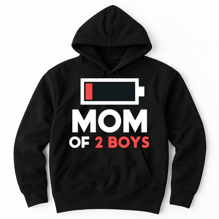 Mom Of 2 Gift From Son Mothers Day Birthday Hoodie