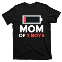 Mom Of 2 Gift From Son Mothers Day Birthday T-Shirt