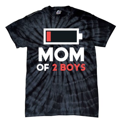 Mom Of 2 Gift From Son Mothers Day Birthday Tie-Dye T-Shirt