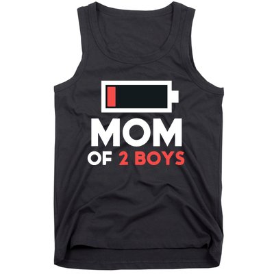 Mom Of 2 Gift From Son Mothers Day Birthday Tank Top