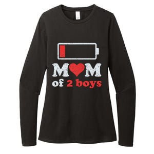 Mom of 2Boys from Son to Mom Quote Mothers Day Birthday Womens CVC Long Sleeve Shirt