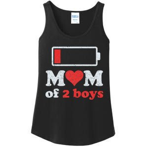 Mom of 2Boys from Son to Mom Quote Mothers Day Birthday Ladies Essential Tank