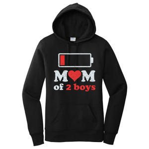 Mom of 2Boys from Son to Mom Quote Mothers Day Birthday Women's Pullover Hoodie