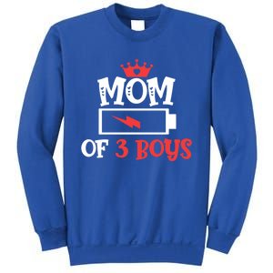 Mom Of 3 Mothers Day Cool Gift Sweatshirt