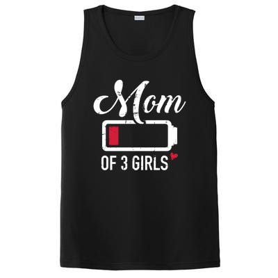 Mom Of 3 Low Battery Cute Gift PosiCharge Competitor Tank