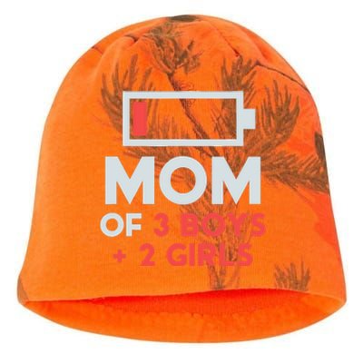 Mom of 3 Boy 2 Girl Mothers Day Gifts from Daughter Kati - Camo Knit Beanie