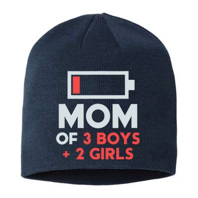 Mom of 3 Boy 2 Girl Mothers Day Gifts from Daughter Sustainable Beanie