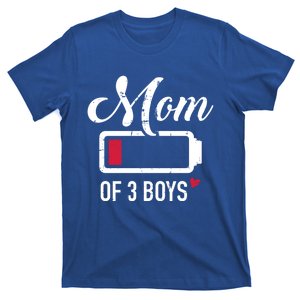 Mom Of 3 Low Battery Great Gift T-Shirt