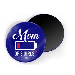 Mom Of 3 Low Battery Great Gift Magnet