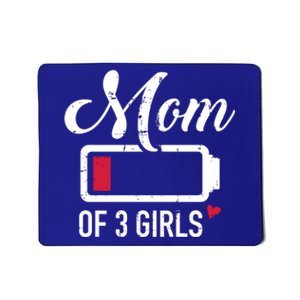 Mom Of 3 Low Battery Great Gift Mousepad