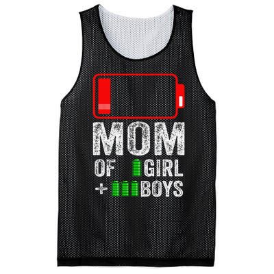 Mom of 3  1  Gift from kid Mothers Day Birthday  Mesh Reversible Basketball Jersey Tank