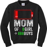 Mom of 3  1  Gift from kid Mothers Day Birthday  Kids Sweatshirt