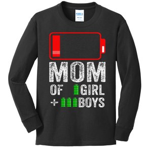 Mom of 3  1  Gift from kid Mothers Day Birthday  Kids Long Sleeve Shirt