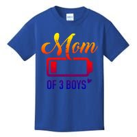 Mom Of 3 Low Battery Gift Kids T-Shirt