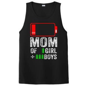 Mom Of 3 1 Gift From Mothers Day Birthday Women PosiCharge Competitor Tank