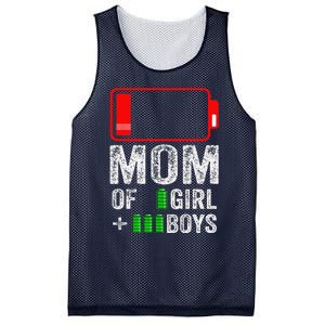 Mom Of 3 1 Gift From Mothers Day Birthday Women Mesh Reversible Basketball Jersey Tank