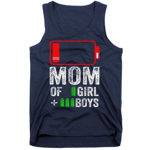 Mom Of 3 1 Gift From Mothers Day Birthday Women Tank Top