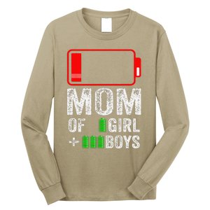 Mom Of 3 1 Gift From Mothers Day Birthday Women Long Sleeve Shirt