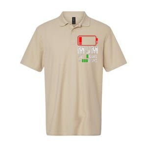 Mom Of 3 1 Gift From Mothers Day Birthday Women Softstyle Adult Sport Polo