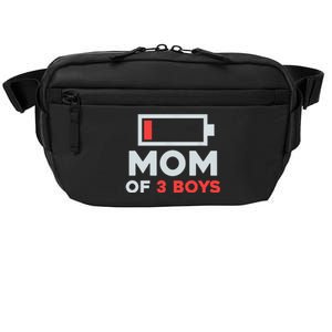 Mom Of 3 Cute Gift From Son Mothers Day Birthday Women Crossbody Pack