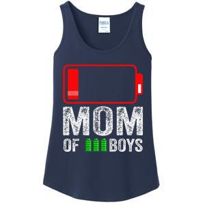 Mom Of 3 Gift From Son Mothers Day Birthday Women Ladies Essential Tank