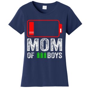 Mom Of 3 Gift From Son Mothers Day Birthday Women Women's T-Shirt