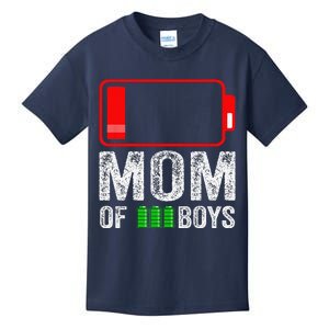 Mom Of 3 Gift From Son Mothers Day Birthday Women Kids T-Shirt