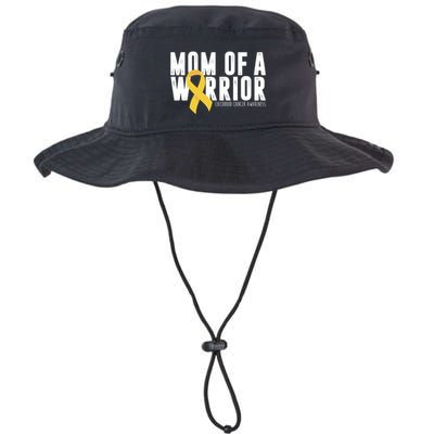 Mom Of A Warrior Childhood Cancer Awareness Bucket Hat