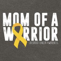 Mom Of A Warrior Childhood Cancer Awareness Cotton Canvas Backpack