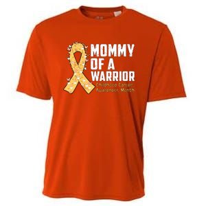 Mommy Of A Warrior Hood Cancer Awareness Cute Gift Cooling Performance Crew T-Shirt