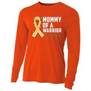 Mommy Of A Warrior Hood Cancer Awareness Cute Gift Cooling Performance Long Sleeve Crew