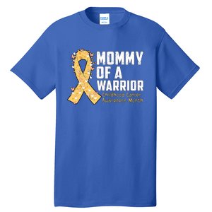 Mommy Of A Warrior Hood Cancer Awareness Cute Gift Tall T-Shirt