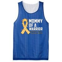 Mommy Of A Warrior Hood Cancer Awareness Cute Gift Mesh Reversible Basketball Jersey Tank