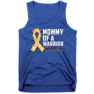 Mommy Of A Warrior Hood Cancer Awareness Cute Gift Tank Top