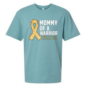 Mommy Of A Warrior Hood Cancer Awareness Cute Gift Sueded Cloud Jersey T-Shirt