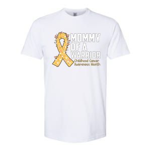 Mommy Of A Warrior Hood Cancer Awareness Cute Gift Softstyle CVC T-Shirt