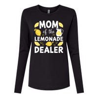 Mom Of A Lemonade Dealer Summer Drink Funny Lemonade Stand Lemonade Mom Womens Cotton Relaxed Long Sleeve T-Shirt