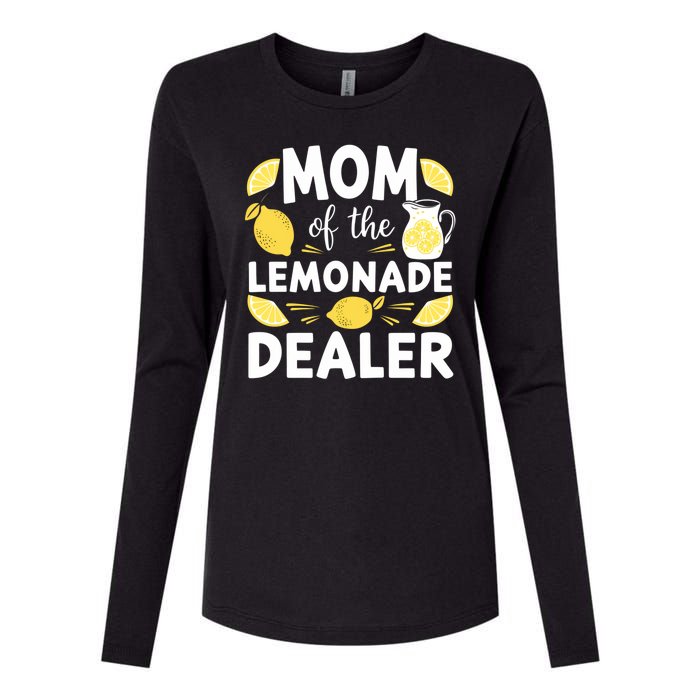 Mom Of A Lemonade Dealer Summer Drink Funny Lemonade Stand Lemonade Mom Womens Cotton Relaxed Long Sleeve T-Shirt