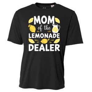 Mom Of A Lemonade Dealer Summer Drink Funny Lemonade Stand Lemonade Mom Cooling Performance Crew T-Shirt