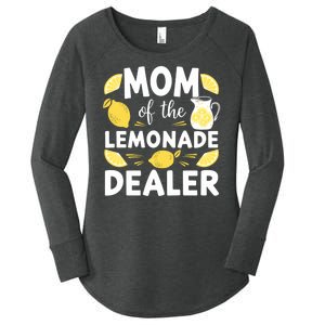 Mom Of A Lemonade Dealer Summer Drink Funny Lemonade Stand Lemonade Mom Women's Perfect Tri Tunic Long Sleeve Shirt