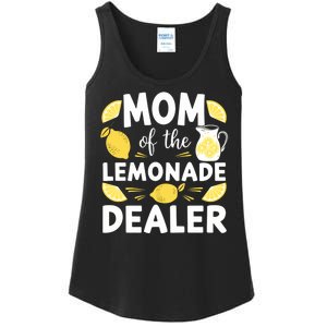 Mom Of A Lemonade Dealer Summer Drink Funny Lemonade Stand Lemonade Mom Ladies Essential Tank