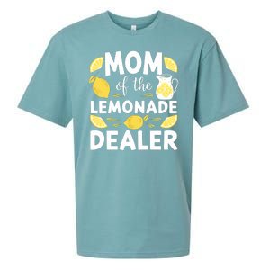 Mom Of A Lemonade Dealer Summer Drink Funny Lemonade Stand Lemonade Mom Sueded Cloud Jersey T-Shirt