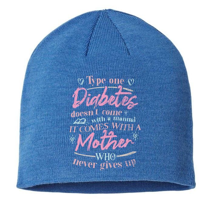 Mom Of A T1d Diabetes Cool Gift Sustainable Beanie