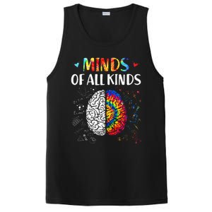 Minds Of All Kinds Neurodiversity Autism Awareness ADHD ASD PosiCharge Competitor Tank