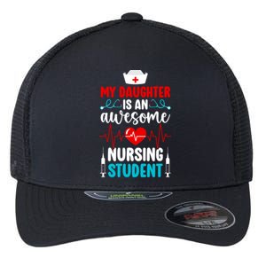 Mom Of A Nursing Student Mother Future Nurse Mom Gift Flexfit Unipanel Trucker Cap